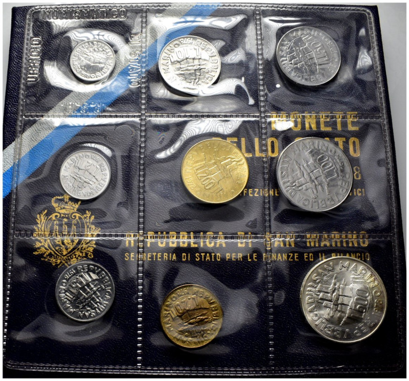 Nuova Monetazione (1972-oggi) - Divisionale 1978 di 9 valori - in folder

FDC...