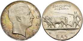 FALSO - Albania - Prima Repubblica (1925-1928) - 5 Franga 1927 - gr. 22,73

SPEDIZIONE SOLO IN ITALIA - SHIPPING ONLY IN ITALY