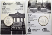 San Marino - 5 Euro 2014 - 25esimo anniversario della caduta del Muro di Berlino - Ag - in folder

FDC

SPEDIZIONE IN TUTTO IL MONDO - WORLDWIDE S...