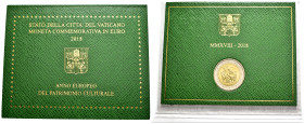 Vaticano - Moneta commemorativa da 2 Euro 2018 - Anno Europeo del Patrimonio Culturale - in confezione di zecca

FDC

SPEDIZIONE IN TUTTO IL MONDO...