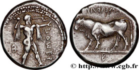 LUCANIA - POSEIDONIA
Type : Nomos, statère ou didrachme 
Date : c. 445-420 AC. 
Mint name / Town : Poseidonia, Lucanie 
Metal : silver 
Diameter : 19,...