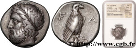 ELIS - ELIA (OLYMPIA)
Type : Statère ou didrachme 
Date : 105e olympiade 
Date : c. 360 AC.  
Mint name / Town : Élide, Elis, Olympie 
Metal : silver ...