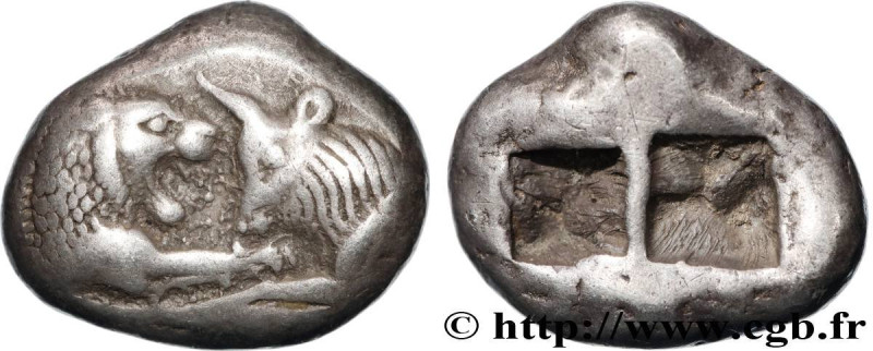 LYDIA - LYDIAN KINGDOM - CROESUS
Type : Statère 
Date : c. 550 AC. 
Mint name / ...