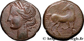 ZEUGITANA - CARTHAGE
Type : Trihemishekel 
Date : c. 203-201 AC. 
Mint name / Town : Carthage, Zeugitane 
Metal : billon 
Diameter : 25  mm
Orientatio...