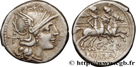 SCRIBONIA
Type : Denier 
Date : 154 AC. 
Mint name / Town : Rome 
Metal : silver 
Millesimal fineness : 950  ‰
Diameter : 18  mm
Orientation dies : 3 ...