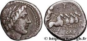 ROMAN REPUBLIC - ANONYMOUS
Type : Denier 
Date : 86 AC. 
Mint name / Town : Rome 
Metal : silver 
Millesimal fineness : 950  ‰
Diameter : 16  mm
Orien...