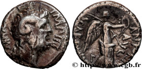 MARC ANTOINE and PINARIUS SCARPUS
Type : denier 
Date : été 31 AC 
Mint name / Town : Cyrénaïque, Cyrène 
Metal : silver 
Millesimal fineness : 950  ‰...