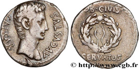 AUGUSTUS
Type : Denier 
Date : 19 AC. 
Mint name / Town : Colonia Patricia 
Metal : silver 
Millesimal fineness : 950  ‰
Diameter : 19,5  mm
Orientati...