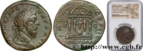 MARCUS AURELIUS
Type : Sesterce 
Date : 173 
Mint name / Town : Rome 
Metal : copper 
Diameter : 30,5  mm
Orientation dies : 6  h.
Weight : 26,70  g.
...