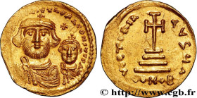 HERACLIUS and HERACLIUS CONSTANTINE
Type : Solidus 
Date : 616-625 
Mint name / Town : Constantinople 
Metal : gold 
Millesimal fineness : 1.000  ‰
Di...