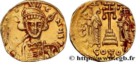 CONSTANTINE IV, HERACLIUS and TIBERIUS
Type : Solidus 
Date : 674-681 
Mint name / Town : Constantinople 
Metal : gold 
Millesimal fineness : 1000  ‰
...