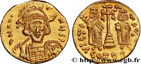 CONSTANTINE IV, HERACLIUS and TIBERIUS
Type : Solidus 
Date : 674-681 
Mint name / Town : Constantinople 
Metal : gold 
Millesimal fineness : 1000  ‰
...