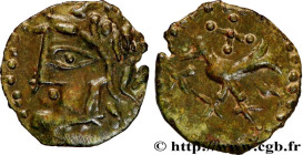 GALLIA BELGICA - BELLOVACI (Area of Beauvais)
Type : Bronze à l'oiseau, “type de Vendeuil-Caply” 
Date : c. 40-20 AC. 
Mint name / Town : Beauvais (60...