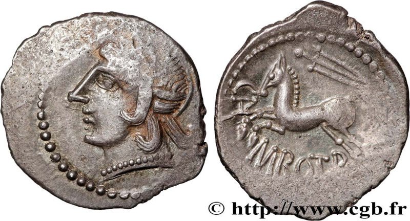 GALLIA - BITURIGES CUBI (Area of Bourges)
Type : Denier CAMBOTRE 
Date : c. 60-5...