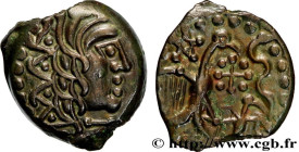 GALLIA - CARNUTES (Beauce area)
Type : Bronze “aux oiseaux et au serpent” 
Date : Ier siècle avant J.-C. 
Mint name / Town : Chartres (28) 
Metal : br...