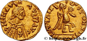 MONNAYAGE PSEUDO-IMPERIAL IN THE NAME OF ANASTASIUS I - VISIGOTHS OR BURGUNDIANS
Type : Triens 
Date : c. 500-510 
Date : n.d. 
Mint name / Town : Ate...