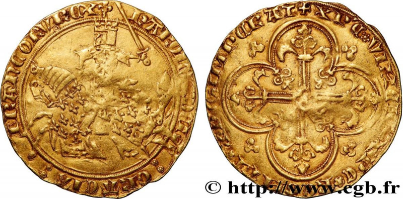 CHARLES V LE SAGE / THE WISE
Type : Franc à cheval 
Date : 03/09/1364 
Date : n....