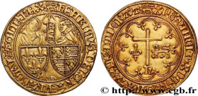 HENRY VI OF LANCASTER
Type : Salut d'or 
Date : 06/09/1423 
Date : n.d. 
Mint name / Town : Rouen 
Metal : gold 
Millesimal fineness : 1000  ‰
Diamete...