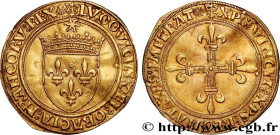 LOUIS XII, FATHER OF THE PEOPLE
Type : Écu d'or au soleil 
Date : 25/04/1498 
Mint name / Town : Poitiers 
Metal : gold 
Millesimal fineness : 963  ‰
...