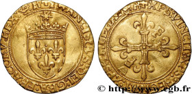 FRANCIS I
Type : Écu d'or au soleil, 2e type 
Date : 23/01/1515 
Mint name / Town : Bordeaux 
Quantity minted : 590 
Metal : gold 
Millesimal fineness...