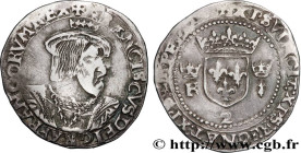 FRANCIS I
Type : Teston de Bretagne, 4e type 
Date : (1546-1547) 
Date : n.d. 
Mint name / Town : Rennes 
Quantity minted : 25104 
Metal : silver 
Mil...