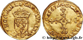 CHARLES IX
Type : Écu d'or au soleil, 1er type 
Date : 1567 
Mint name / Town : Limoges 
Quantity minted : 10200 
Metal : gold 
Millesimal fineness : ...