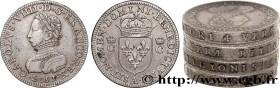 CHARLES IX
Type : Piéfort de poids quadruple du demi-teston 
Date : 1573 
Mint name / Town : Paris 
Metal : silver 
Diameter : 27  mm
Orientation dies...