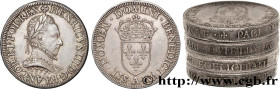 HENRY III
Type : Piéfort de poids quadruple du teston 
Date : 1577 
Mint name / Town : Paris 
Metal : silver 
Millesimal fineness : 898  ‰
Diameter : ...