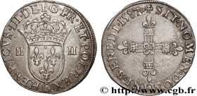HENRY III
Type : Quart d'écu, écu de face 
Date : 1587 
Mint name / Town : Poitiers 
Quantity minted : 72576 
Metal : silver 
Millesimal fineness : 91...