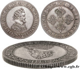 HENRY IV
Type : Piéfort de poids double du franc 
Date : 1607 
Mint name / Town : Paris, Moulin du Louvre 
Metal : silver 
Diameter : 39  mm
Orientati...