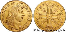 LOUIS XIV "THE SUN KING"
Type : Louis d’or aux huit L, portrait à la tête nue 
Date : 1673 
Mint name / Town : Paris 
Quantity minted : 47883 
Metal :...
