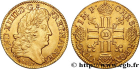 LOUIS XIV "THE SUN KING"
Type : Louis d’or aux huit L, portrait à la tête âgée et laurée 
Date : 1687 
Mint name / Town : Lyon 
Quantity minted : 3049...