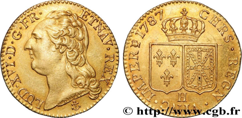 LOUIS XVI
Type : Louis d'or aux écus accolés 
Date : 1787 
Mint name / Town : La...