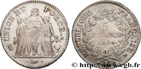 DIRECTOIRE
Type : 5 francs Union et Force, Union desserré, avec gland intérieur du bas et gland extérieur 
Date : An 6 (1797-1798) 
Mint name / Town :...