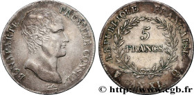 CONSULATE
Type : 5 francs Bonaparte Premier Consul 
Date : An XI (1802-1803) 
Mint name / Town : Perpignan 
Quantity minted : 309220 
Metal : silver 
...