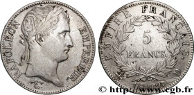 PREMIER EMPIRE / FIRST FRENCH EMPIRE
Type : 5 francs Napoléon Empereur, Empire français 
Date : 1809 
Mint name / Town : Lyon 
Quantity minted : 11.02...