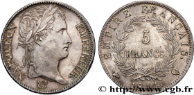 PREMIER EMPIRE / FIRST FRENCH EMPIRE
Type : 5 francs Napoléon Empereur, Empire français 
Date : 1814 
Mint name / Town : Perpignan 
Quantity minted : ...