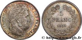 LOUIS-PHILIPPE I
Type : 1 franc Louis-Philippe, couronne de chêne 
Date : 1834 
Mint name / Town : Paris 
Quantity minted : 330138 
Metal : silver 
Mi...