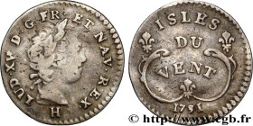 FRENCH WEST INDIES - WINDWARD ISLANDS 
Type : Six Sols 
Date : 1731 
Mint name / Town : La Rochelle 
Quantity minted : 900000 
Metal : silver 
Millesi...