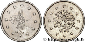 EGYPT
Type : 1 Kurush Abdul Aziz AH 1277/1 
Date : 1860 
Mint name / Town : Misr 
Quantity minted : - 
Metal : silver 
Millesimal fineness : 830  ‰
Di...
