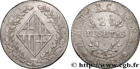 SPAIN - FRENCH OCCUPATION OF BARCELONA
Type : 2 1/2 Pesetas 
Date : 1809 
Mint name / Town : Barcelone 
Metal : silver 
Millesimal fineness : 900  ‰
D...