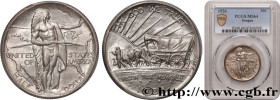UNITED STATES OF AMERICA
Type : 1/2 Dollar Oregon Trail Memorial 
Date : 1926 
Mint name / Town : San Francisco 
Quantity minted : 83055 
Metal : silv...