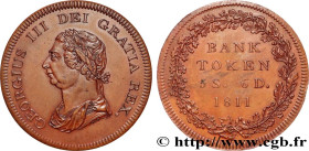GREAT BRITAIN - GEORGE III
Type : Essai en cuivre de 5 Shilling 6 Pence 
Date : 1811 
Mint name / Town : Londres 
Quantity minted : - 
Metal : copper ...