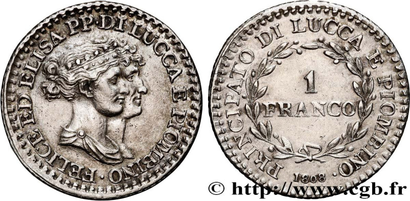 ITALY - PRINCIPALTY OF LUCCA AND PIOMBINO - FELIX BACCIOCHI AND ELISA BONAPARTE
...