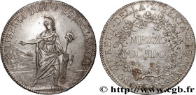 ITALY - PIEDMONT REPUBLIC
Type : Demi-écu ou Mezzo Scudo 
Date : An 7 (1798-1799) 
Mint name / Town : Turin 
Quantity minted : 450000 
Metal : silver ...