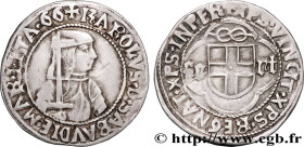 SAVOY - DUCHY OF SAVOY - CHARLES I
Type : Teston (testone) 
Date : 05/02/1483 
Date : 1483 
Mint name / Town : Cornavin 
Metal : silver 
Millesimal fi...