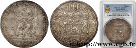 ITALY - PAPAL STATES - INNOCENT XI (Benedetto Odescalchi)
Type : 1 Piastre  
Date : 1681 
Quantity minted : - 
Metal : silver 
Diameter : 44  mm
Orien...