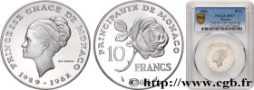 MONACO
Type : Piéfort en argent de 10 Francs princesse Grace de Monaco 
Date : 1982 
Mint name / Town : Paris 
Quantity minted : 250 
Metal : silver 
...