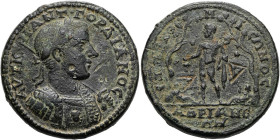 MYSIEN. HADRIANEIA. Gordian III., 238 - 244 n. Chr. ø 37mm (39.05g). Geprägt unter Q. Fanias Themison. Vs.: AVT K M ANT ΓΟΡΔΙΑΝΟC, drapierte Panzerbüs...