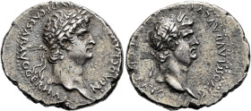 KAPPADOKIEN. KAISAREIA. Nero, 54 - 68 n. Chr. Didrachme ø 25mm (7.56g). 63 - 64 n. Chr. Memorialprägung für Claudius. Vs.: NERO CLAVD DIVI CLAVD F CAE...